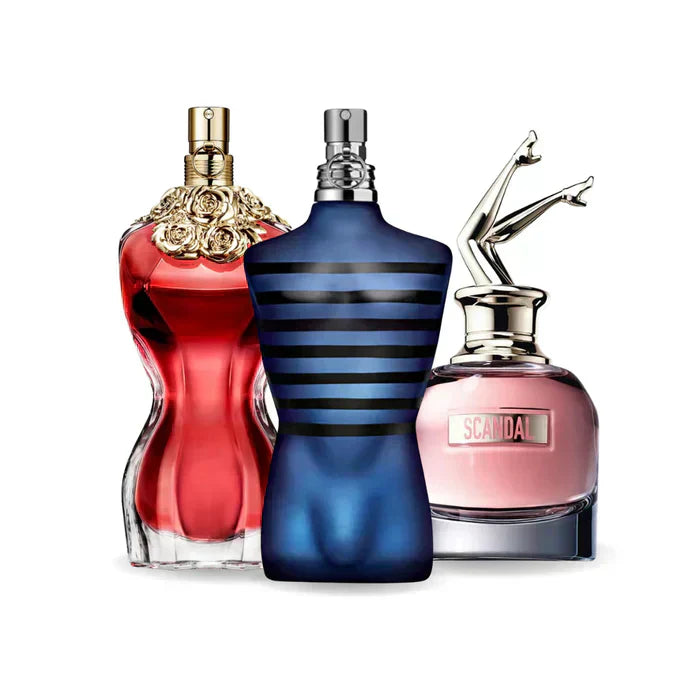 Set van 3 parfums LA BELLE, ULTRA MALE en Gaultier SCANDAL 100ml