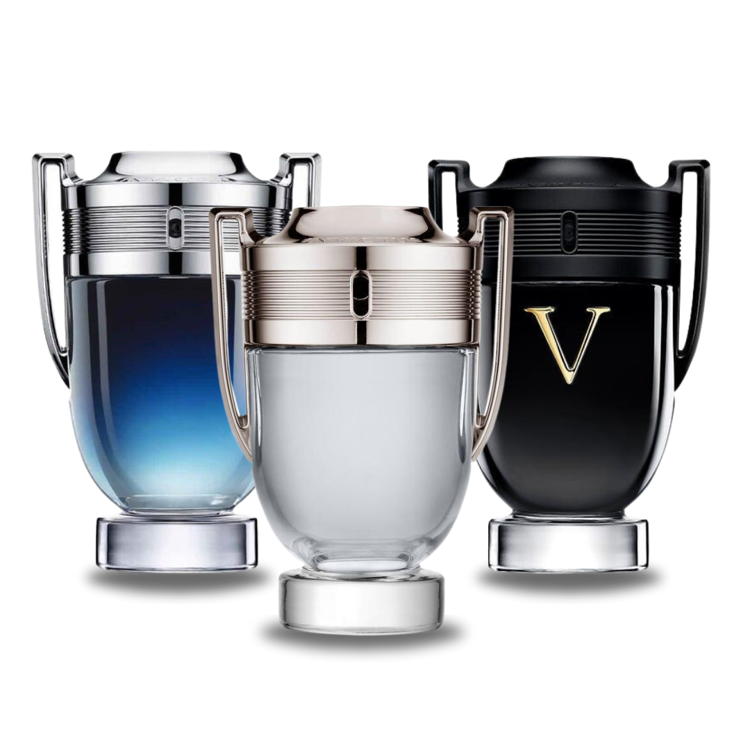 Set van 3 parfums Paco Rabanne INVICTUS LEGEND, INVICTUS en INVICTUS VICTORY 100ml